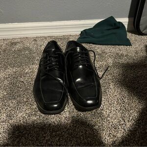 Stacy Adams Black Leather Oxfords